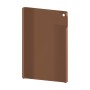 כיסוי פלסטיק קשיח ל- Apple iPad 10.2 (2019) בצבע - חום - קייס מובייל