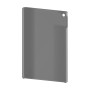 כיסוי פלסטיק קשיח ל- Apple iPad 10.2 (2020) בצבע - אפור - קייס מובייל