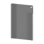 כיסוי פלסטיק קשיח ל- Apple iPad 10.2 (2021) בצבע - אפור - קייס מובייל