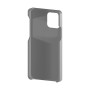 כיסוי פלסטיק קשיח ל- Apple iPhone 12 בצבע - אפור - קייס מובייל