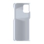 כיסוי פלסטיק קשיח ל- Apple iPhone 12 בצבע - כסף - קייס מובייל