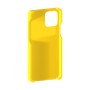 כיסוי פלסטיק קשיח ל- Apple iPhone 12 בצבע - צהוב - קייס מובייל
