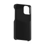 כיסוי פלסטיק קשיח ל- Apple iPhone 12 mini בצבע - שחור - קייס מובייל