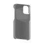 כיסוי פלסטיק קשיח ל- Apple iPhone 12 mini בצבע - אפור - קייס מובייל