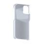 כיסוי פלסטיק קשיח ל- Apple iPhone 12 mini בצבע - כסף - קייס מובייל