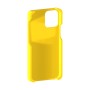 כיסוי פלסטיק קשיח ל- Apple iPhone 12 mini בצבע - צהוב - קייס מובייל