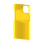 כיסוי פלסטיק קשיח ל- Apple iPhone 13 בצבע - צהוב - קייס מובייל