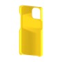 כיסוי פלסטיק קשיח ל- Apple iPhone 14 בצבע - צהוב - קייס מובייל