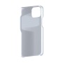 כיסוי פלסטיק קשיח ל- Apple iPhone 15 Plus בצבע - כסף - קייס מובייל