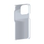 כיסוי פלסטיק קשיח ל- Apple iPhone 15 Pro Max בצבע - כסף - קייס מובייל