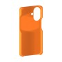 כיסוי פלסטיק קשיח ל- Apple iPhone 16 בצבע - כתום - קייס מובייל