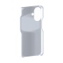 כיסוי פלסטיק קשיח ל- Apple iPhone 16 בצבע - כסף - קייס מובייל
