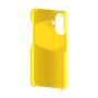 כיסוי פלסטיק קשיח ל- Apple iPhone 16 בצבע - צהוב - קייס מובייל