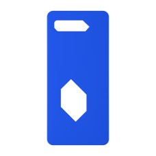 כיסוי פלסטיק קשיח ל- Asus ROG Phone 5 בצבע - כחול - קייס מובייל