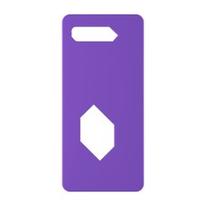 כיסוי פלסטיק קשיח ל- Asus ROG Phone 5 בצבע - סגול - קייס מובייל
