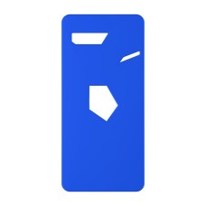 כיסוי פלסטיק קשיח ל- Asus ROG Phone II ZS660KL בצבע - כחול - קייס מובייל