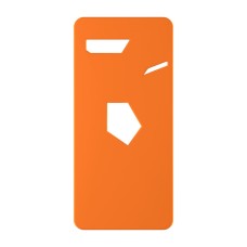 כיסוי פלסטיק קשיח ל- Asus ROG Phone II ZS660KL בצבע - כתום - קייס מובייל