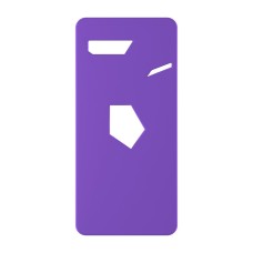 כיסוי פלסטיק קשיח ל- Asus ROG Phone II ZS660KL בצבע - סגול - קייס מובייל