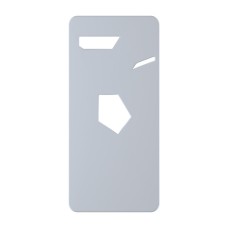 כיסוי פלסטיק קשיח ל- Asus ROG Phone II ZS660KL בצבע - כסף - קייס מובייל