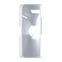 כיסוי פלסטיק קשיח ל- Asus ROG Phone II ZS660KL בצבע - כסף - קייס מובייל