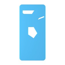 כיסוי פלסטיק קשיח ל- Asus ROG Phone II ZS660KL בצבע - תכלת - קייס מובייל