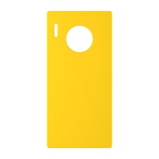 כיסוי פלסטיק קשיח ל- Huawei Mate 30 Pro בצבע - צהוב - קייס מובייל