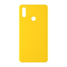 כיסוי פלסטיק קשיח ל- Huawei Y7 Pro (2019) בצבע - צהוב - קייס מובייל