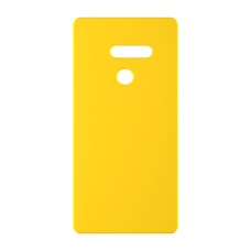 כיסוי פלסטיק קשיח ל- LG G8 ThinQ בצבע - צהוב - קייס מובייל