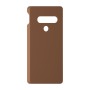כיסוי פלסטיק קשיח ל- LG G8S ThinQ בצבע - חום - קייס מובייל