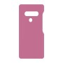 כיסוי פלסטיק קשיח ל- LG G8S ThinQ בצבע - ורוד - קייס מובייל