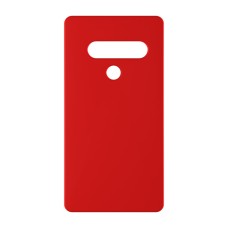 כיסוי פלסטיק קשיח ל- LG G8S ThinQ בצבע - אדום - קייס מובייל