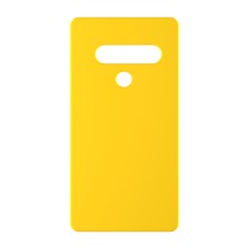 כיסוי פלסטיק קשיח ל- LG G8S ThinQ בצבע - צהוב - קייס מובייל