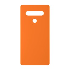כיסוי פלסטיק קשיח ל- LG K61 בצבע - כתום - קייס מובייל