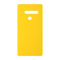 כיסוי פלסטיק קשיח ל- LG V50 ThinQ 5G בצבע - צהוב - קייס מובייל
