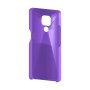 כיסוי פלסטיק קשיח ל- Motorola Moto E7 בצבע - סגול - קייס מובייל