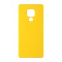 כיסוי פלסטיק קשיח ל- Motorola Moto E7 בצבע - צהוב - קייס מובייל
