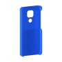 כיסוי פלסטיק קשיח ל- Motorola Moto E7 Plus בצבע - כחול - קייס מובייל