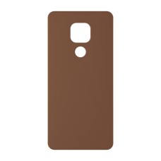 כיסוי פלסטיק קשיח ל- Motorola Moto E7 Plus בצבע - חום - קייס מובייל