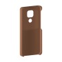 כיסוי פלסטיק קשיח ל- Motorola Moto E7 Plus בצבע - חום - קייס מובייל