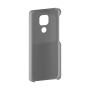 כיסוי פלסטיק קשיח ל- Motorola Moto E7 Plus בצבע - אפור - קייס מובייל