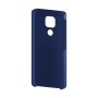 כיסוי פלסטיק קשיח ל- Motorola Moto E7 Plus בצבע - כחול נייבי - קייס מובייל