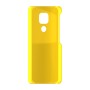 כיסוי פלסטיק קשיח ל- Motorola Moto E7 Plus בצבע - צהוב - קייס מובייל