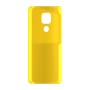 כיסוי פלסטיק קשיח ל- Motorola Moto E7 Plus בצבע - צהוב - קייס מובייל