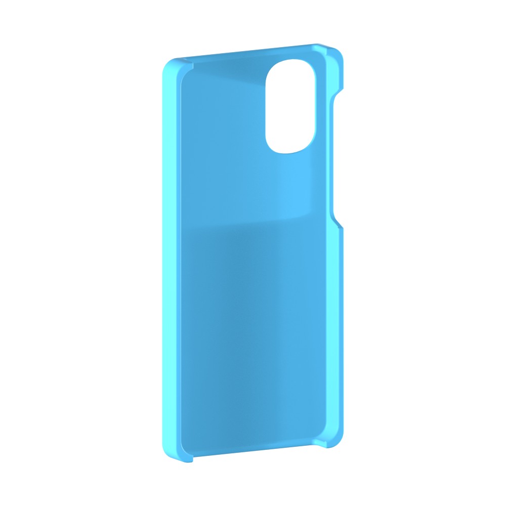 כיסוי פלסטיק קשיח ל- Motorola Moto G22 בצבע - תכלת - קייס מובייל