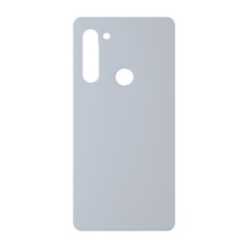 כיסוי פלסטיק קשיח ל- Motorola Moto G8 בצבע - כסף - קייס מובייל
