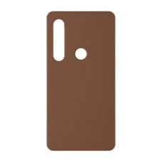 כיסוי פלסטיק קשיח ל- Motorola Moto G8 Plus בצבע - חום - קייס מובייל