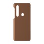 כיסוי פלסטיק קשיח ל- Motorola Moto G8 Plus בצבע - חום - קייס מובייל