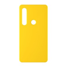 כיסוי פלסטיק קשיח ל- Motorola Moto G8 Plus בצבע - צהוב - קייס מובייל