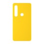 כיסוי פלסטיק קשיח ל- Motorola Moto G8 Plus בצבע - צהוב - קייס מובייל