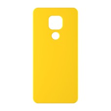 כיסוי פלסטיק קשיח ל- Motorola Moto G9 Play בצבע - צהוב - קייס מובייל